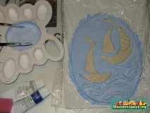 Картина із солоного тіста солоного