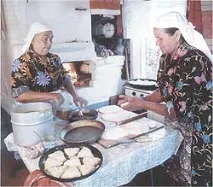 Казанські татари - Кухня, традиції застільного етикету кухня