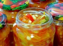 Лечо з квасолею на зиму Фото, Легкі рецепти фото