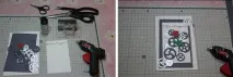 Машинка для вирубки та тиснення Х-Press DoCraft у роботі тиснення