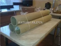 Ваза підлогова з картонних рулонів підлогова