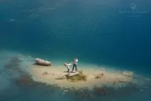 Плачуча скеля і Марсіанське озеро (Скелясте), Пантікапей плачуча
