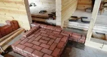 Схема порядкування цегли для печі схема