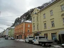 Біля підніжжя гори Капуцинів - квазіпішохідна зона Зальцбурга зона