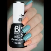 Верхнє покриття лаку для нігтів Dance legend Top coat Binary - «Підвищує стійкість лакового нігтів