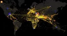 Вся світова міграція за останні 5 років на одній карті одній