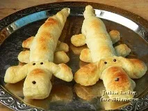 Хот-дог Такса з листкового тіста, рецепти з фото листкового