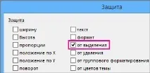 Заборона та вирішення змін фігури змін