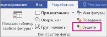 Заборона та вирішення змін фігури змін