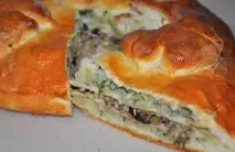 Курник з куркою та картоплею курник