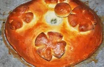 Курник з куркою та картоплею куркою