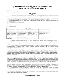 Диференціальний діагноз та лікування при набряково-аситичному синдромі лікування