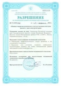 Дослідження мікроекології людини за Осиповим Г людини
