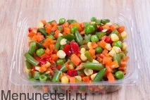 Як приготувати овочі заморожені - рецепт з покроковими фото овочі