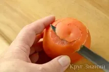 Як зробити троянду з помідора - Коло знань Коло