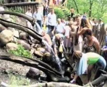Святе джерело - Грем’ячий водоспад водоспад