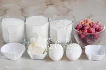 Кекси з ягодами. ягодами