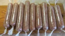 Ковбаски з курячого фаршу - покроковий рецепт з фото на ковбаски