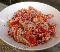 Кокосовий самбол із помідорами - coconut sambol самбол