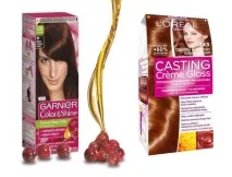 Фарби для волосся без аміаку Garnier Color Shine та Loreal Casting Creme Gloss аміаку