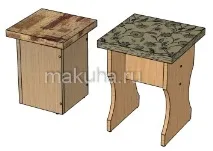 Меблі із залишків ДСП залишків