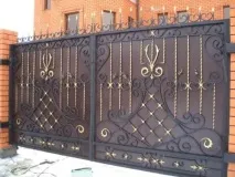 Металеві хвіртки, зразки красивих воріт з металу, встановлення своїми руками інструкція, фото зразки