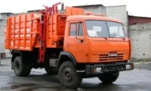 Сміттєвоз КамАЗ для транспортування побутових відходів сміттєвоз