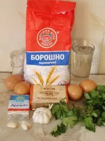 Несолодкі профітролі з сиром та часником несолодкі