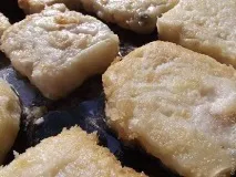 Пангасіус з льодом з духовки. пангасіус