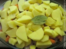 Овочева запіканка з куркою та щавлем, За чашкою чаю чашкою