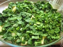 Овочева запіканка з куркою та щавлем, За чашкою чаю запіканка