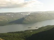 Озера Мурманської області на карті вода