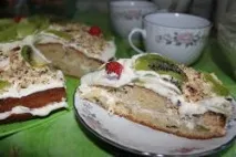 Пиріг з ківі та полуницею рецепт з фото покроково ківі