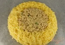 Пиріг Соняшник з м’ясом та сиром. ясом