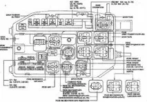 Запобіжники та реле Toyota Mark 2 90, Base-ex mark