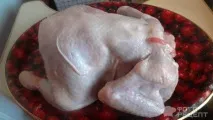 Рецепт Курка з апельсинами та салатом, Курка в апельсиново-соєво-медовому соусі з гарніром (салат апельсиново-соєво-медовому