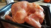Рецепт Курка з апельсинами та салатом, Курка в апельсиново-соєво-медовому соусі з гарніром (салат апельсинами