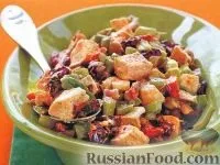 Салат з куркою, Куряче філе, Страви з соєвим соусом, рецепти з фото на 41 рецепт салат
