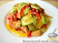 Салат з куркою, Куряче філе, Страви з соєвим соусом, рецепти з фото на 41 рецепт куряче