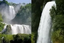 Найвищий штучний водоспад у світі – мармуровий водоспад Каскату делле Марморе найвищий