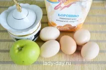 Шарлотки з яблуками, покроково, класичний рецепт з фото, Прості рецепти з фото покроково