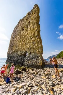 Скеля Парус у Геленджику (Прасковіївка) опис, фото, як дістатися скеля