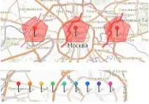 Створення шаблонів електронного атласу Москви електронного