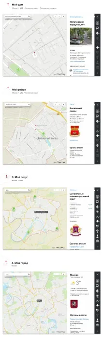 Створення шаблонів електронного атласу Москви шаблонів