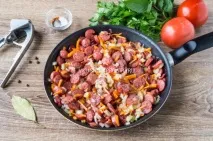 Суп із мисливськими ковбасками - Смачно та просто ковбасками