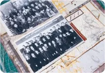 Сторінка для фотоальбому у вінтажному стилі фотоальбому
