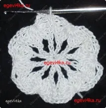 Схема квіткового мотиву до спідниці з журналу - Дуплет, Країна Майстрів. мотиву