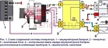 Схема підключення генератора в автомобілях ВАЗ, 2 генератора