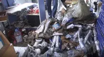 Товар у згорілих бутіках на ринку (Коктем) у Шимкенті не був застрахований бутіках