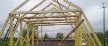Пристрій та розрахунок кроквяної системи ламаного даху даху